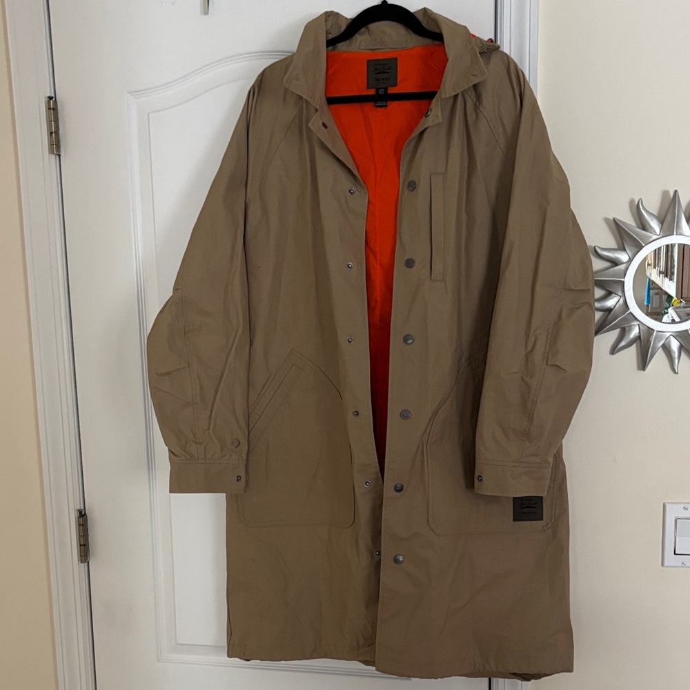 Converse JACK PURCELL X TODD SNYDER Tan Parka with Bold Orange Interior-M